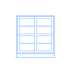 Furniture Display Cabinet Ikea Havsta Glass Door Cabinet Wide Vinyl Cutting Svg File, Free Vectors File